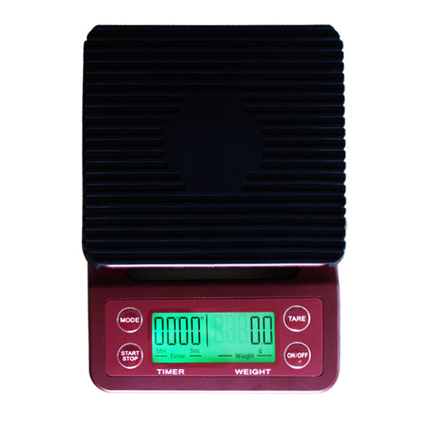 Drip-Timer Coffee Scale with Backlit Display
