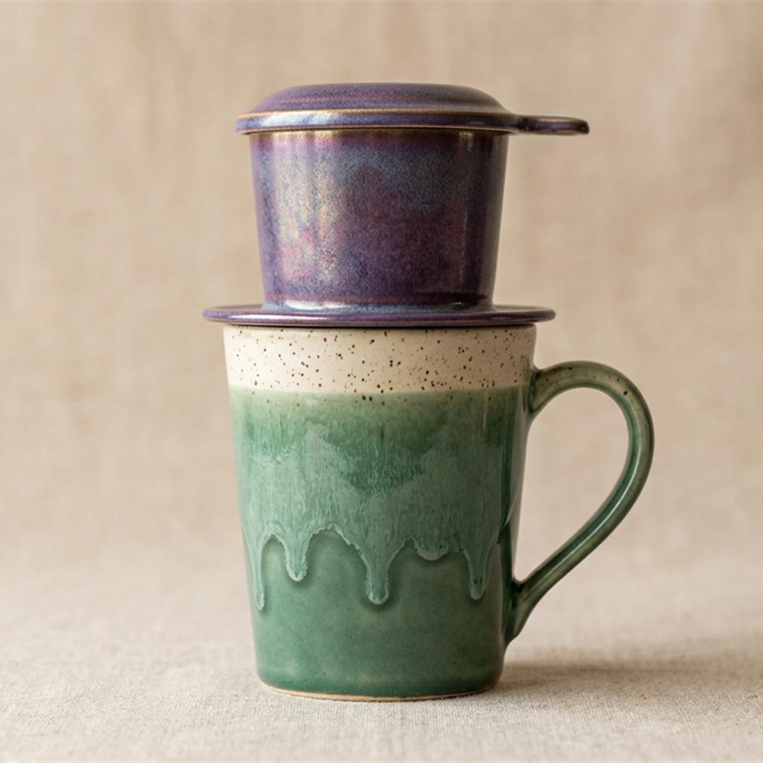 Fire-Glaze Cup Pair (250 ml)